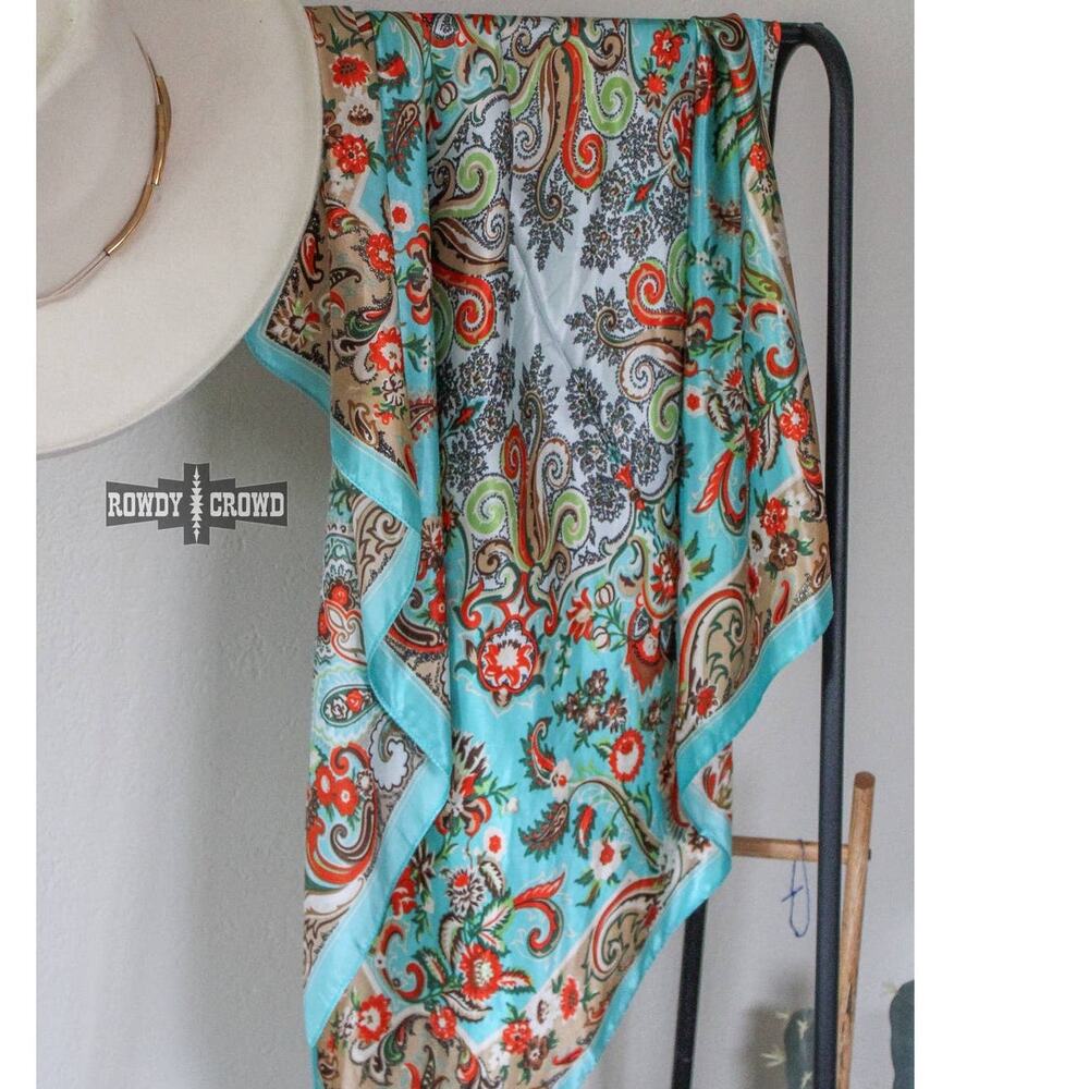 Taos Valley Western Southwestern Wild Rag  Scarf Accent